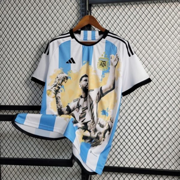 Argentina 2023/24 World Cup Championship Commemorative Edition Jersey -  Soccer Jerseys, Shirts & Shorts