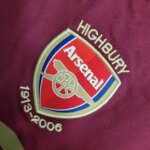 Arsenal 2005/06 Home Long Sleeve Retro jersey
