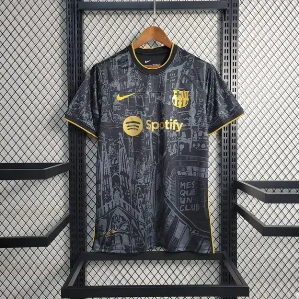 BARCELONA 2023/24 BLACK GOLD SPECIAL EDITION JERSEY