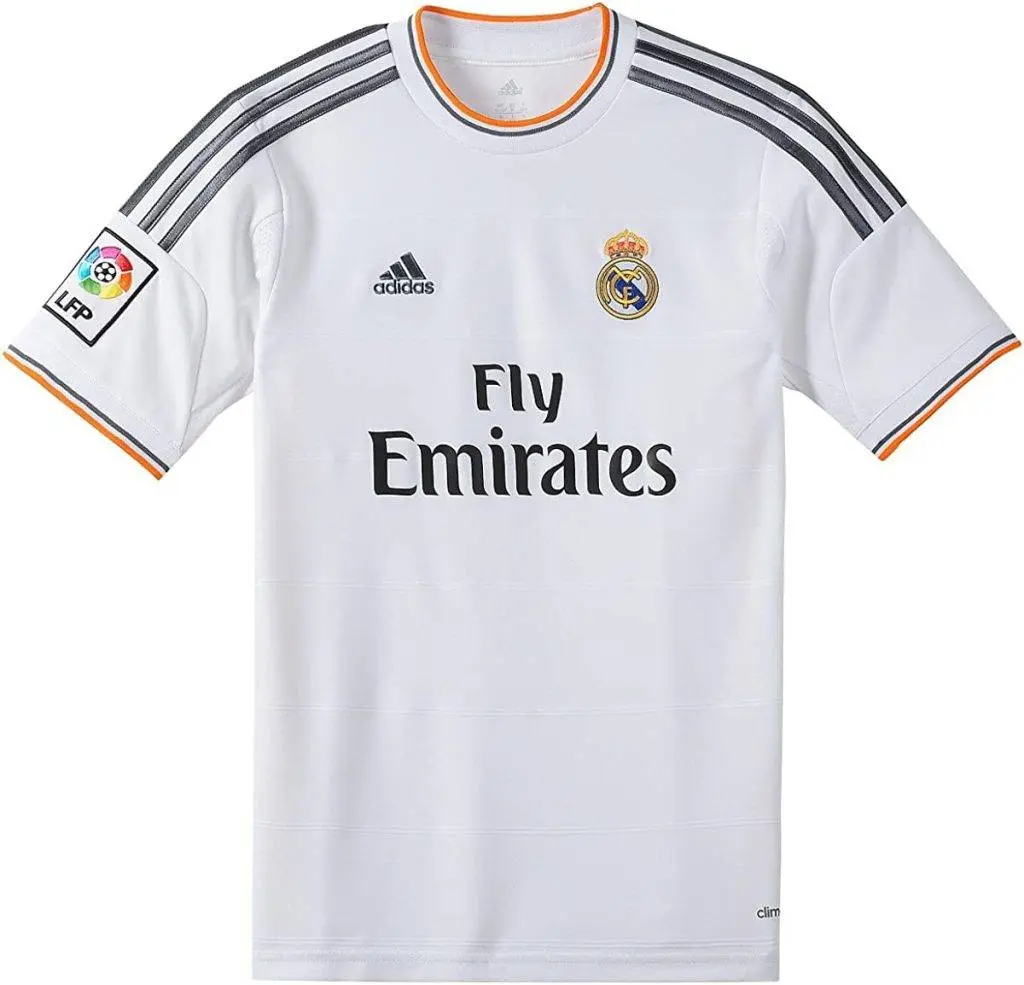 Iconic Real Madrid 2013/14 Home Retro Jersey: Celebrating the Club's Momentous 10th UEFA Champions League Victory