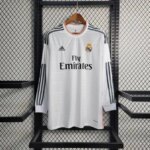 Real Madrid 2013/14 home Retro Long Sleeve Jersey