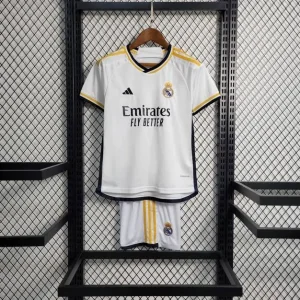 kids Real Madrid 2023/24 Home Jersey