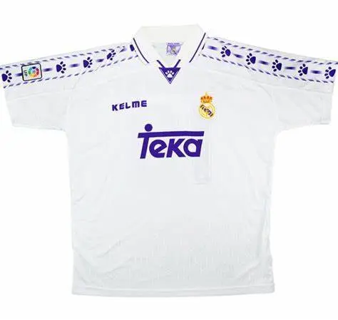 Reliving the Glory Days: Exploring the Iconic Real Madrid 1996-97 Home Jersey and its Association with Football Legends