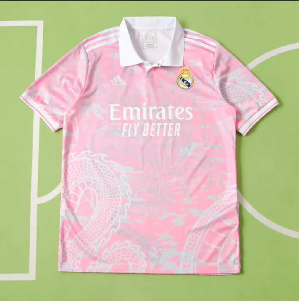 Unveiling the Magic of the Real Madrid Dragon Jersey Pink: A Deep Dive into   for Young Football Enthusiasts - Soccer Jerseys,  Shirts & Shorts