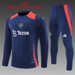 Manchester United 2024/25 Half-Zip Kids Sweater+Pant 14001