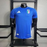 Mens Italy 2024/25 Euro Home Authentic Jersey