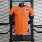 Mens Netherlands 2024/25 Euro Home Authentic Jersey