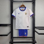 Kids France 2024/25 Euro Away Kit