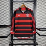 Mens Flamengo 2024/25 Home Long Sleeves Jersey