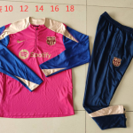Barcelona 2024/25 Half-Zip Kids Sweater+Pant 902