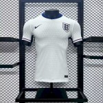 Mens England 2024/25 Euro Home Authentic Jersey