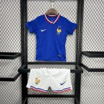 Kids France 2024/25 Euro Home Kit