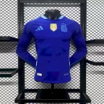 Mens Argentina 2024/25 Away Long Sleeves Authentic Jersey