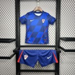 Kids Croatia 2024/25 Euro Away Kit