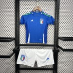 Kids Italy 2024/25 Euro Home Kit