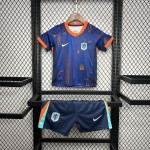 Kids Netherlands 2024/25 Euro Away Kit