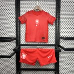 Kids Poland 2024/25 Euro Away Kit