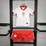 Kids Poland 2024/25 Euro Home Kit