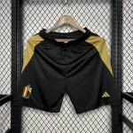 Mens Belgium 2024/25 Euro Home Shorts