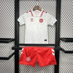 Kids Denmark 2024/25 Euro Away Kit