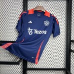 Mens Manchester United 2024/25 Dark blue Pre-match training Jersey