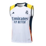 Mens Real Madrid 2024/25 White Tank Top Jersey