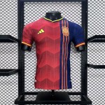 Mens Spain 2024/25 Red Special Edition Authentic Jersey