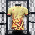 Mens Spain 2024/25 Special Edition Yellow Authentic Jersey
