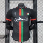 Mens CD Palestino 2024/25 Hand of God Black Authentic Jersey