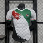 Mens CD Palestino 2024/25 Maillot DKALI White Authentic Jersey