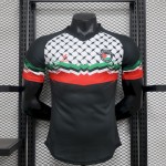 Mens CD Palestino 2024/25 Maillot DKALI Black Authentic Jersey