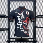 Mens Japan 2024/25 Red Dragon Black Warrior Authentic Jersey