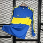 Retro Boca Juniors 1981 Home Long Sleeves Jersey