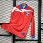 Retro Chile 1998 Home Long Sleeves Jersey