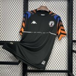 Mens Vasco Da Gama 2024/25 Kappa Warm-up Black Jersey