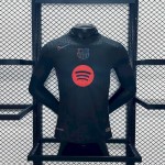 Mens Barcelona 2024/25 Away Long Sleeves Authentic Jersey