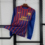 Retro Barcelona 2011/12 Home Long Sleeves Jersey