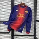 Retro Barcelona 2012/13 Home Long Sleeves Jersey