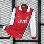 Retro Arsenal 1998/99 Home Long Sleeves Jersey