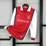 Retro Arsenal 1999/00 Home Long Sleeves Jersey
