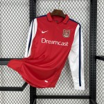 Retro Arsenal 2000/01 Home Long Sleeves Jersey
