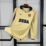Retro Arsenal 2001/02 Away Long Sleeves Jersey