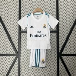 Retro Real Madrid 2017/18 Home Kids Kit