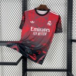 Mens Real Madrid 2024/25 Red and black dragon Jersey