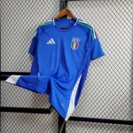 Mens Italy 2024/25 Euro Home Jersey