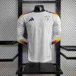 Mens Germany 2024/25 Euro Home Long Sleeves Authentic Jersey