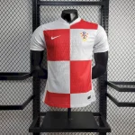 Mens Croatia 2024/25 Euro Home Authentic Jersey