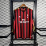 Retro AC Milan 2013/14 Home Long Sleeves Jersey