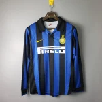 Retro Inter Milan 1998/99 Home Long Sleeves Jersey