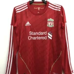 Retro Liverpool 2010/2012 Home Long Sleeves Jersey